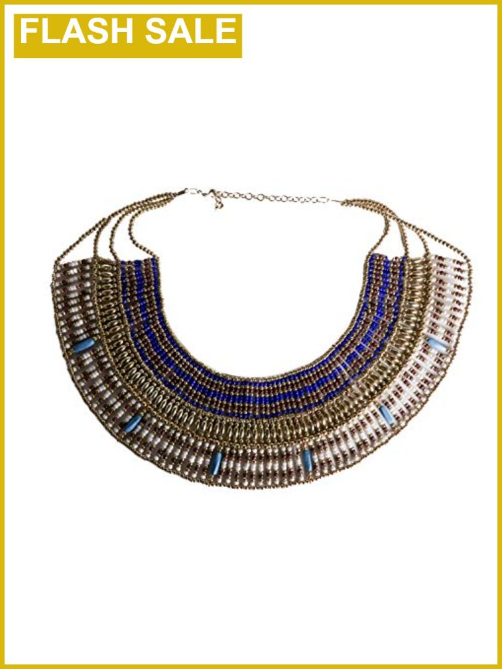 Cleopatra Collar Necklace Egyptian Costume Belly Dance Choker Statement